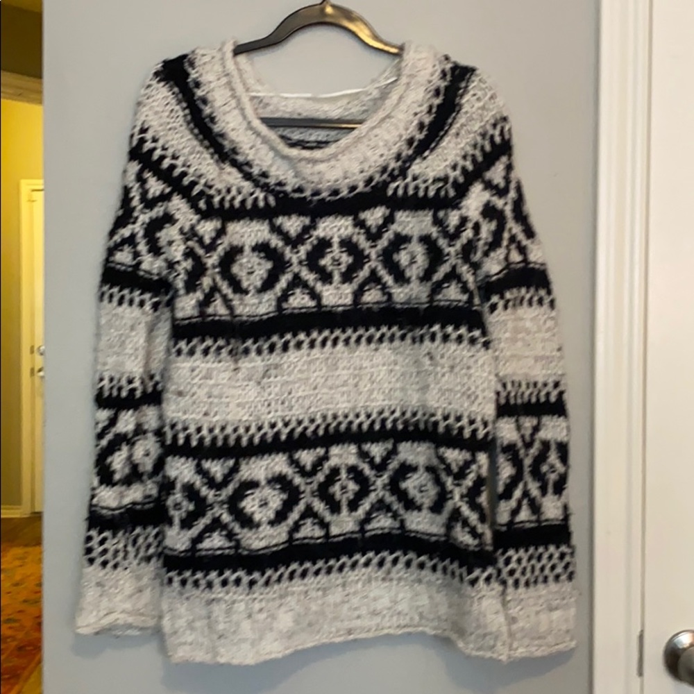 Free People Oversized Fuzzy Sweater